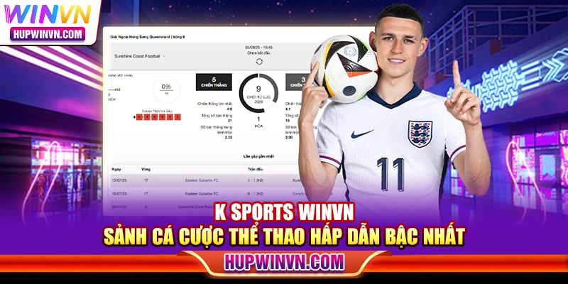 K Sports Winvn – Sảnh cá cược thể thao hấp dẫn bậc nhất